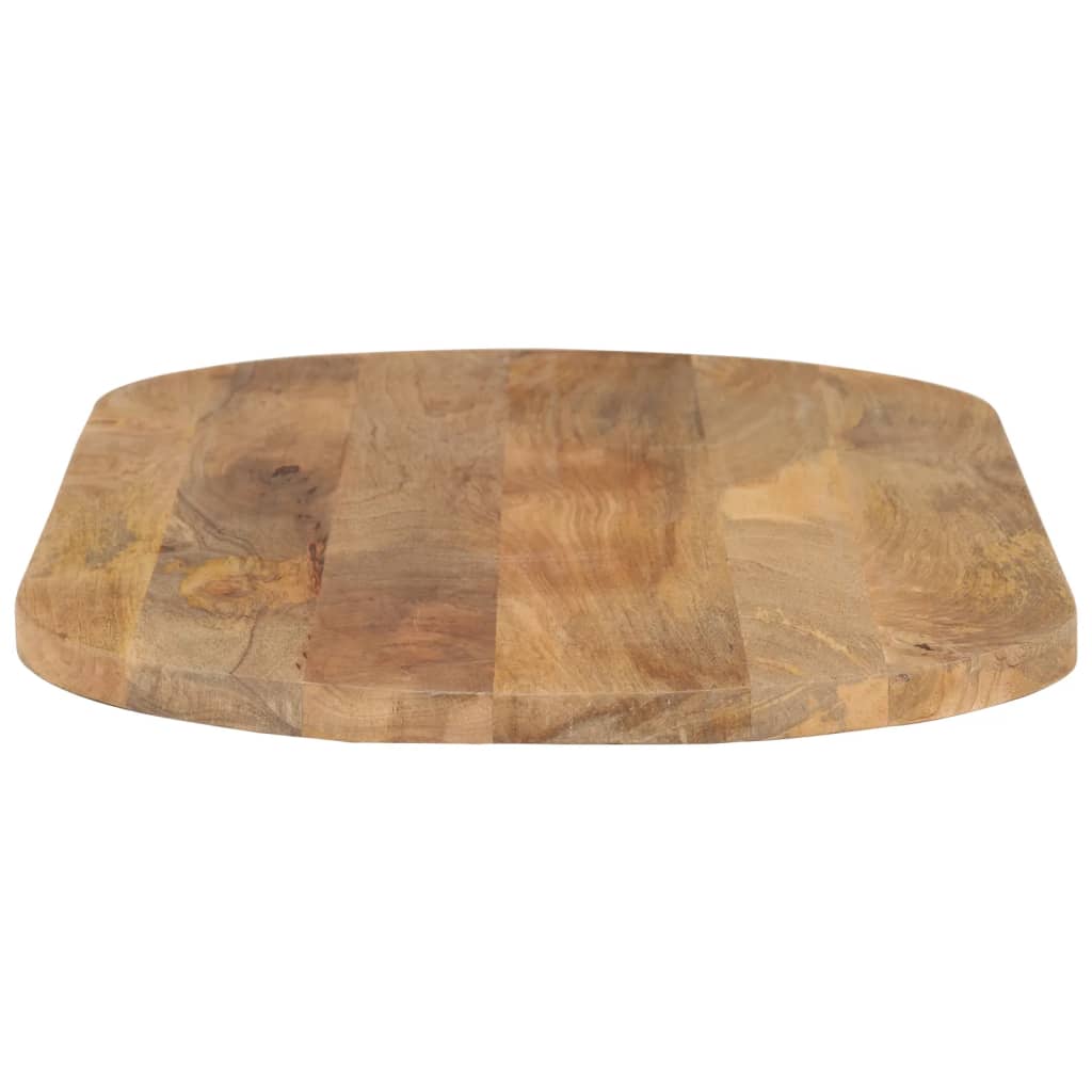 Table Top 80x40x2.5 cm Oval Solid Wood Mango