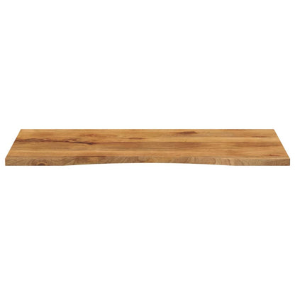 Desk Top with Curve 140x50x2.5 cm Solid Wood Rough Mango