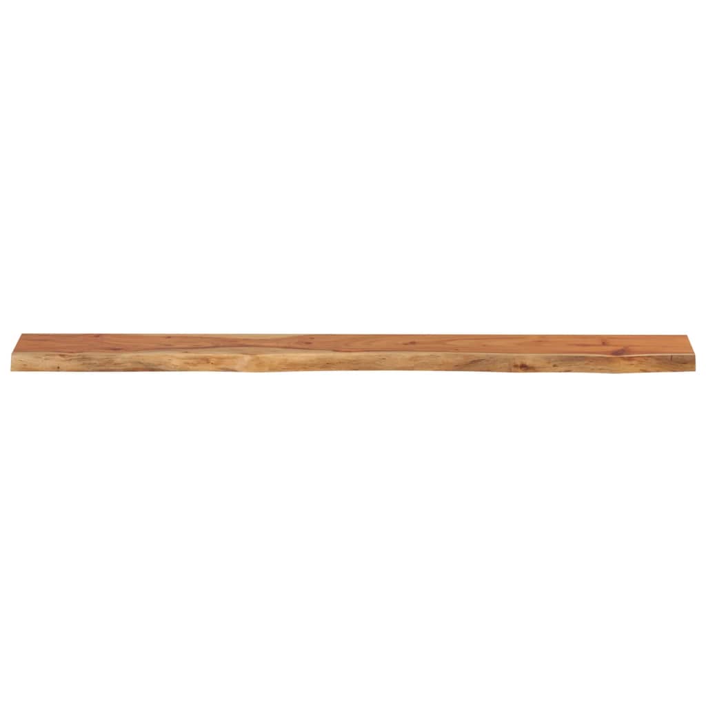 Wall Shelf 140x20x2.5 cm Rectangular Solid Wood Acacia Live Edge