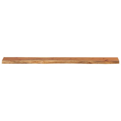 Wall Shelf 140x20x2.5 cm Rectangular Solid Wood Acacia Live Edge