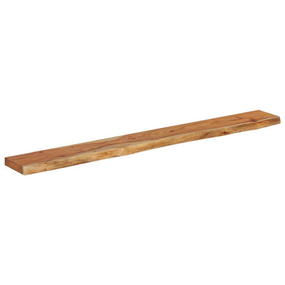 Wall Shelf 180x20x2.5 cm Rectangular Solid Wood Acacia Live Edge