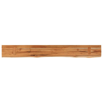 Wall Shelf 180x20x2.5 cm Rectangular Solid Wood Acacia Live Edge