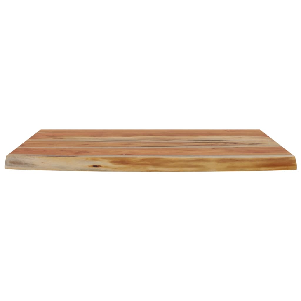 Wall Shelf 50x30x2.5 cm Rectangular Solid Wood Acacia Live Edge