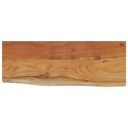 Wall Shelf 70x30x2.5 cm Rectangular Solid Wood Acacia Live Edge