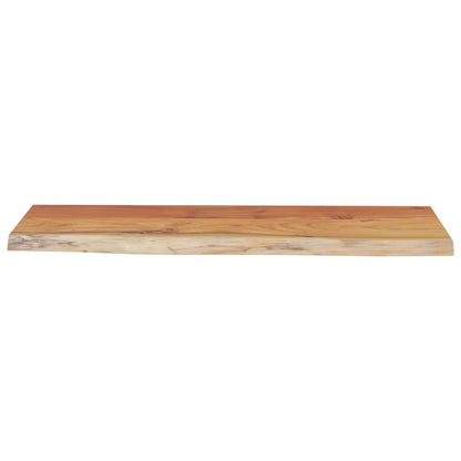 Wall Shelf 70x30x2.5 cm Rectangular Solid Wood Acacia Live Edge