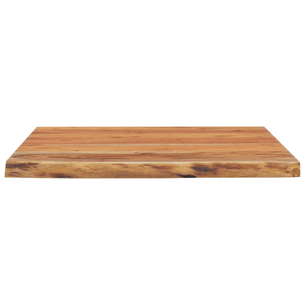 Wall Shelf 40x40x2.5 cm Square Solid Wood Acacia Live Edge