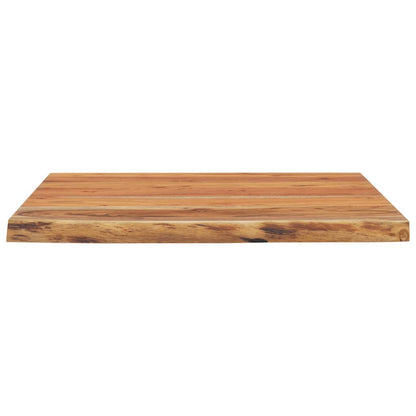 Wall Shelf 40x40x2.5 cm Square Solid Wood Acacia Live Edge