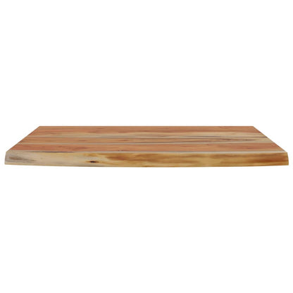 Wall Shelf 60x40x2.5 cm Rectangular Solid Wood Acacia Live Edge