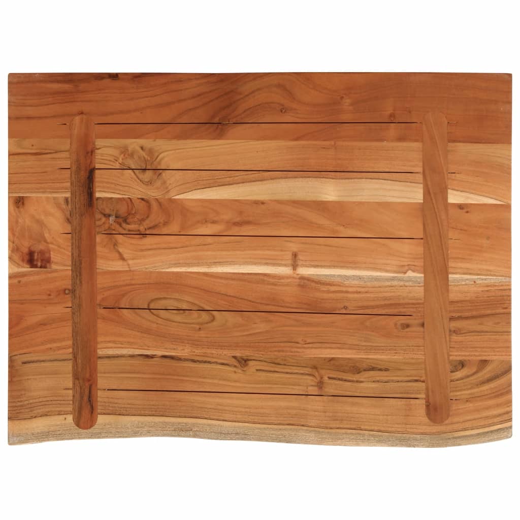 Bathroom Countertop 70x60x2.5 cm Rectangular Solid Wood Acacia