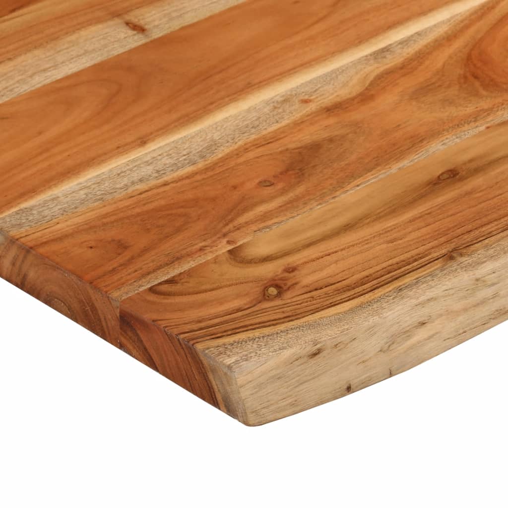 Bathroom Countertop 80x60x2.5 cm Rectangular Solid Wood Acacia