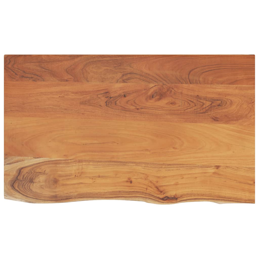 Bathroom Countertop 90x60x2.5 cm Rectangular Solid Wood Acacia