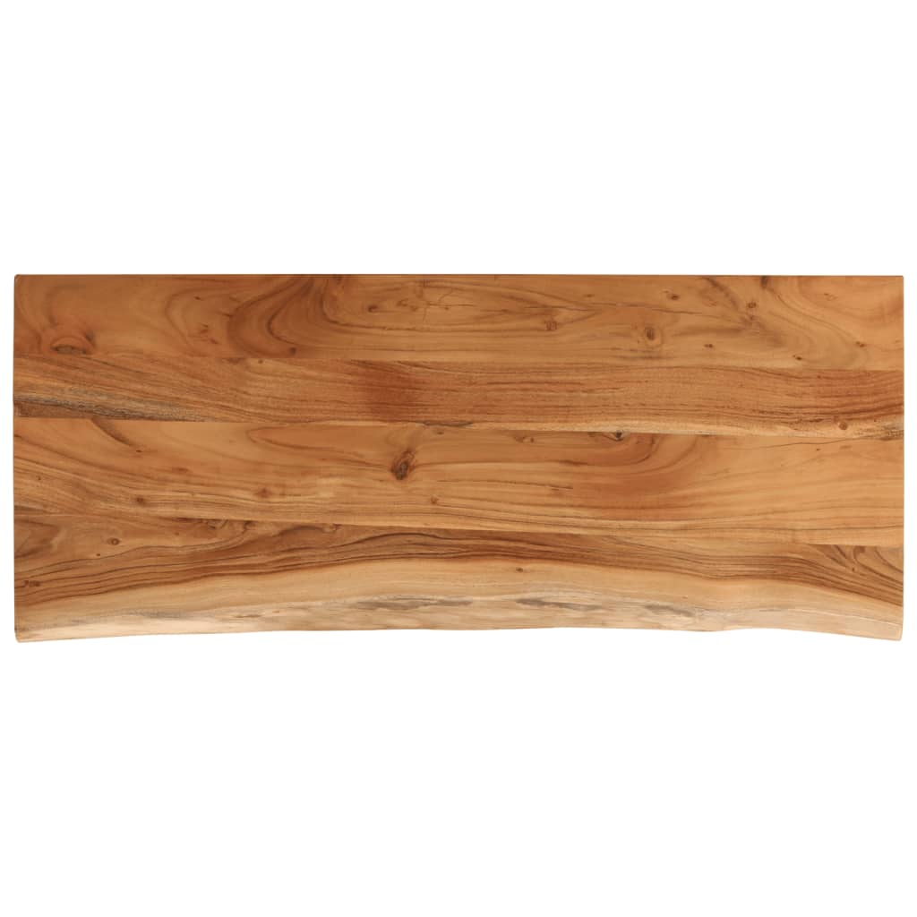 Bathroom Countertop 140x60x2.5 cm Rectangular Solid Wood Acacia