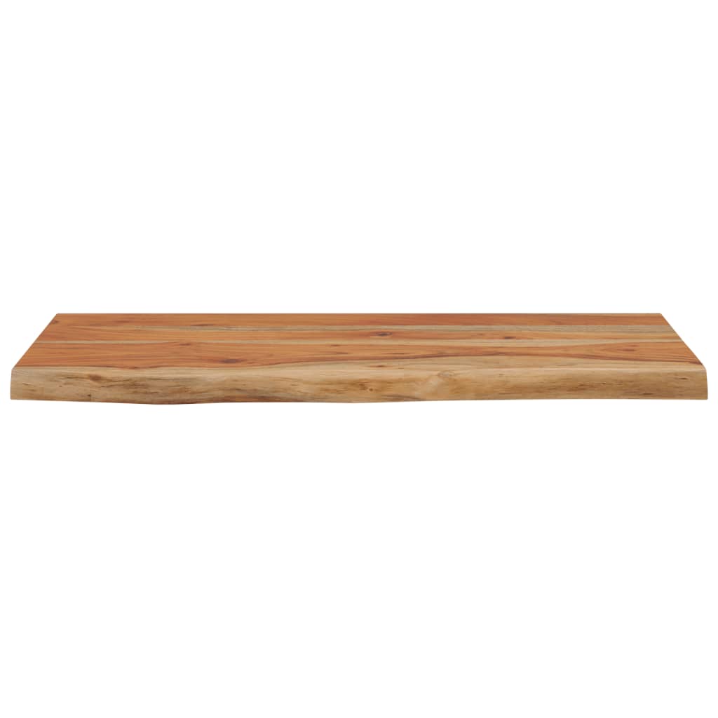 Wall Shelf 40x20x3.8 cm Rectangular Solid Wood Acacia Live Edge