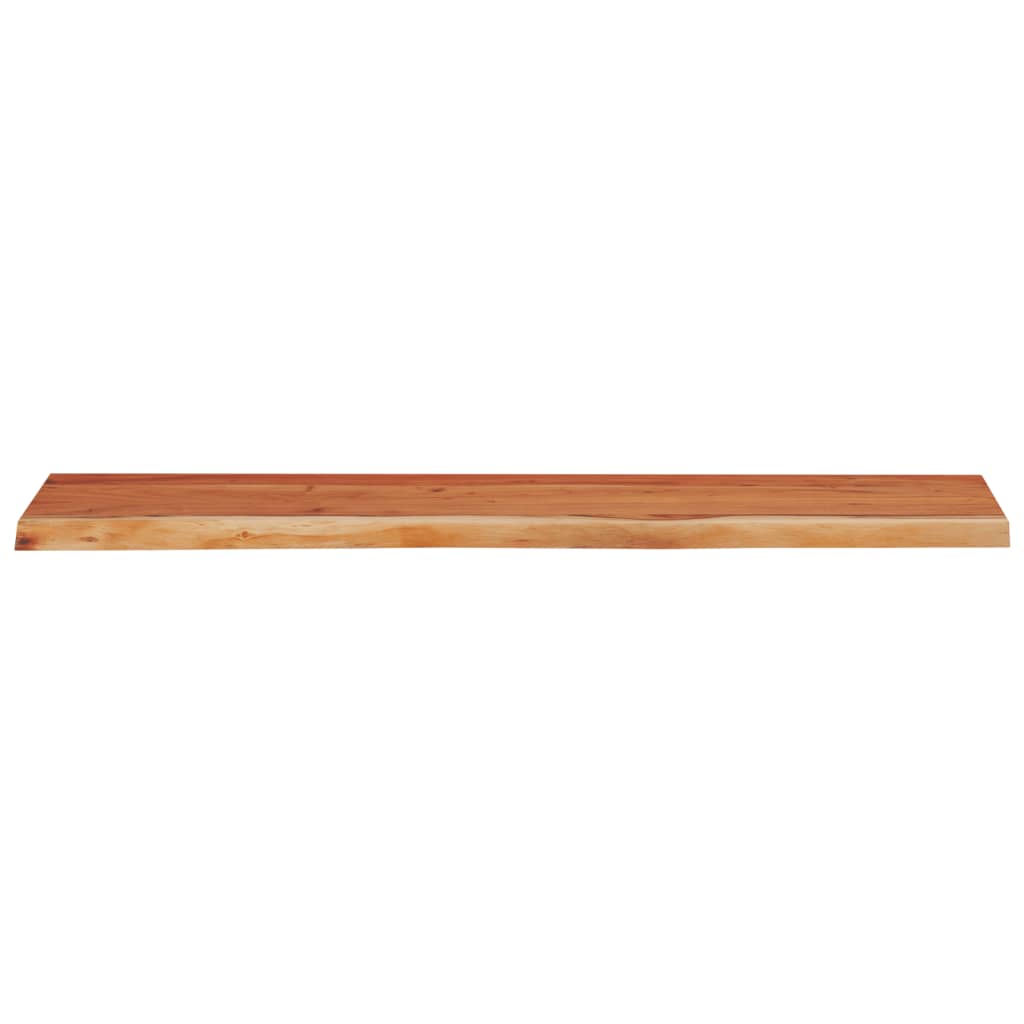 Wall Shelf 60x20x3.8 cm Rectangular Solid Wood Acacia Live Edge