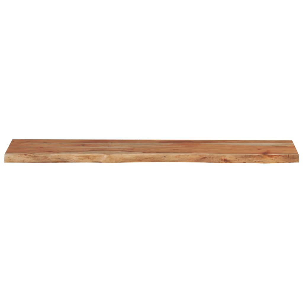 Wall Shelf 100x20x3.8 cm Rectangular Solid Wood Acacia Live Edge