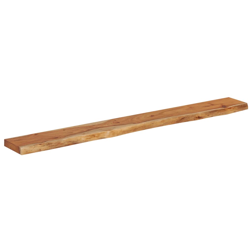 Wall Shelf 160x20x3.8 cm Rectangular Solid Wood Acacia Live Edge