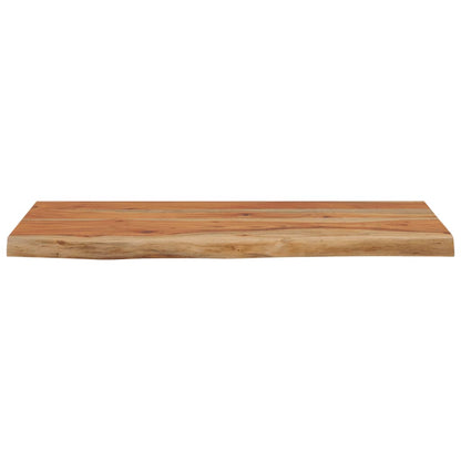 Wall Shelf 60x30x3.8 cm Rectangular Solid Wood Acacia Live Edge