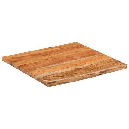 Wall Shelf 40x40x3.8 cm Square Solid Wood Acacia Live Edge