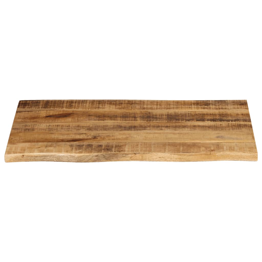 Table Top 70x60x3.8 cm Live Edge Solid Wood Rough Mango