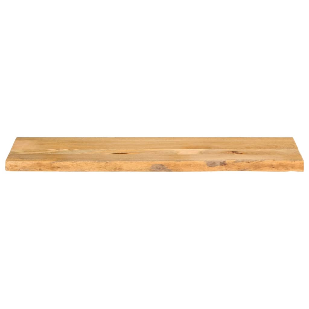 Table Top Live Edge 120x20x2.5 cm Solid Wood Mango