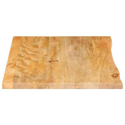 Table Top Live Edge 80x60x2.5 cm Solid Wood Mango