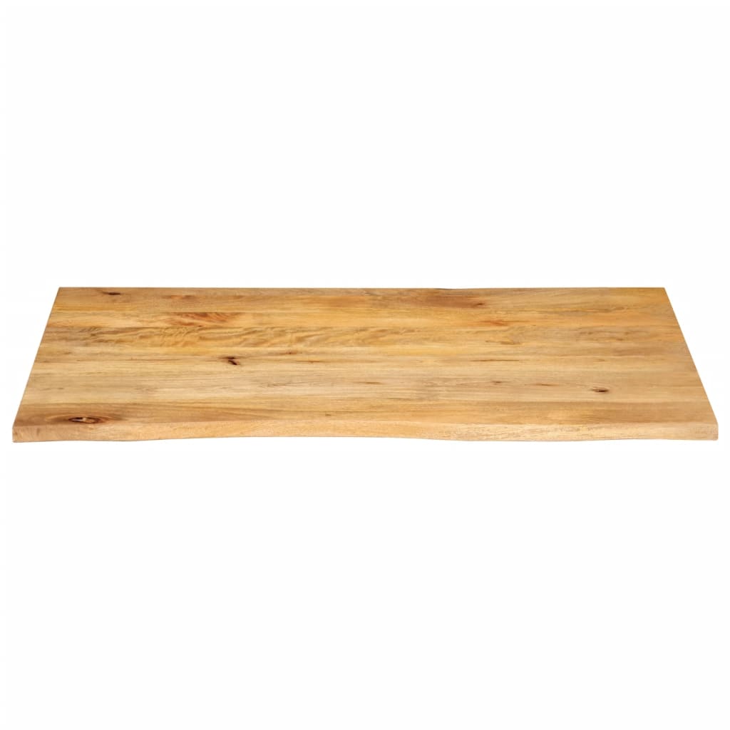 Table Top Live Edge 100x60x2.5 cm Solid Wood Mango