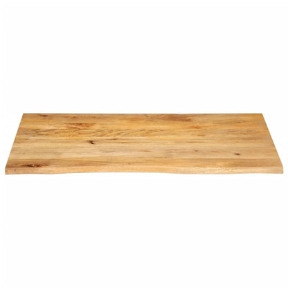 Table Top Live Edge 100x60x2.5 cm Solid Wood Mango