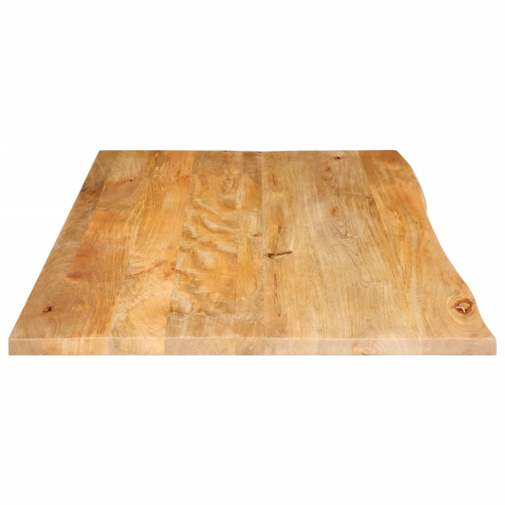 Table Top Live Edge 100x60x2.5 cm Solid Wood Mango