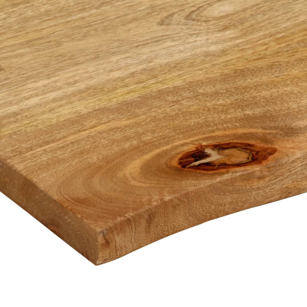 Table Top Live Edge 100x60x2.5 cm Solid Wood Mango