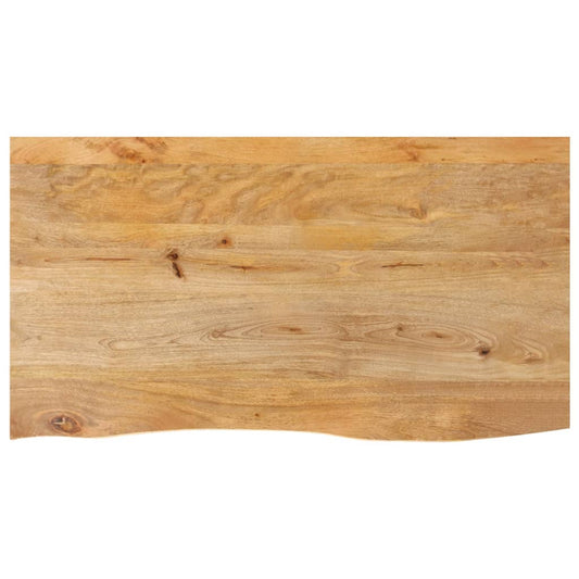 Table Top Live Edge 120x60x2.5 cm Solid Wood Mango