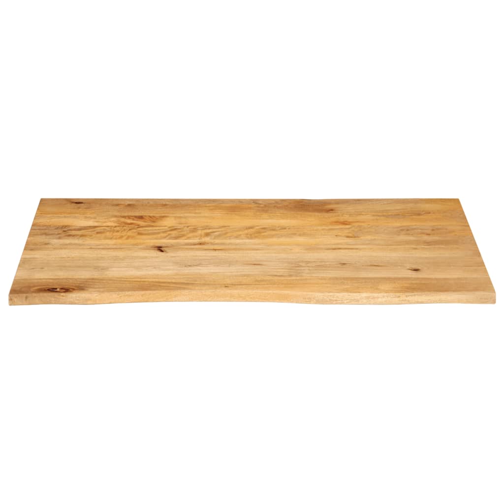 Table Top Live Edge 120x60x2.5 cm Solid Wood Mango