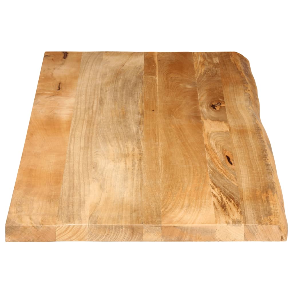 Table Top Live Edge 140x60x2.5 cm Solid Wood Mango