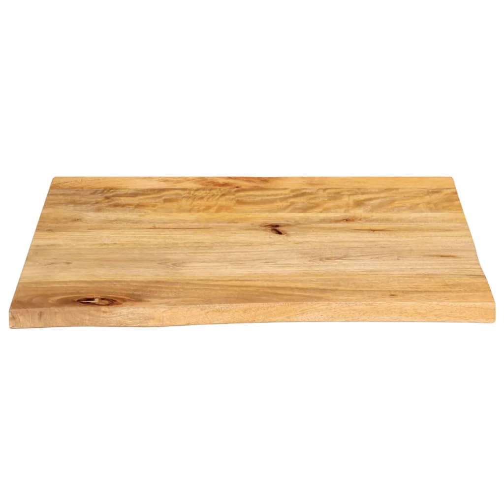 Table Top Live Edge 80x80x2.5 cm Solid Wood Mango