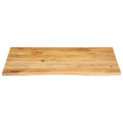 Table Top Live Edge 90x80x2.5 cm Solid Wood Mango