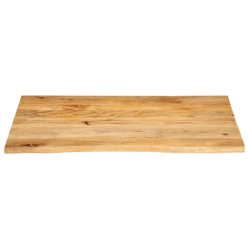 Table Top Live Edge 100x80x2.5 cm Solid Wood Mango