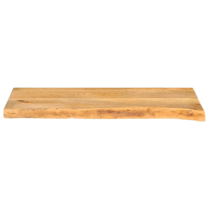 Table Top Live Edge 80x20x3.8 cm Solid Wood Mango