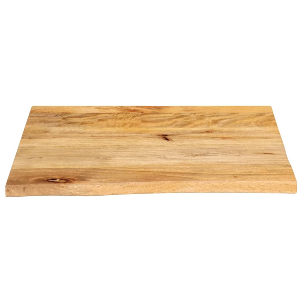 Table Top Live Edge 60x60x3.8 cm Solid Wood Mango