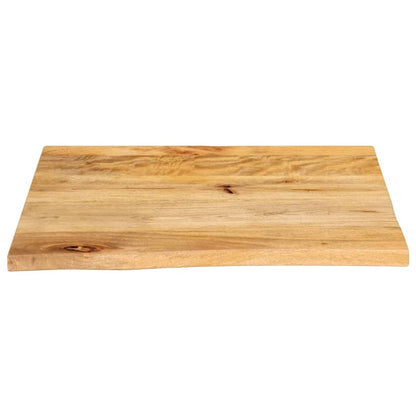 Table Top Live Edge 60x60x3.8 cm Solid Wood Mango