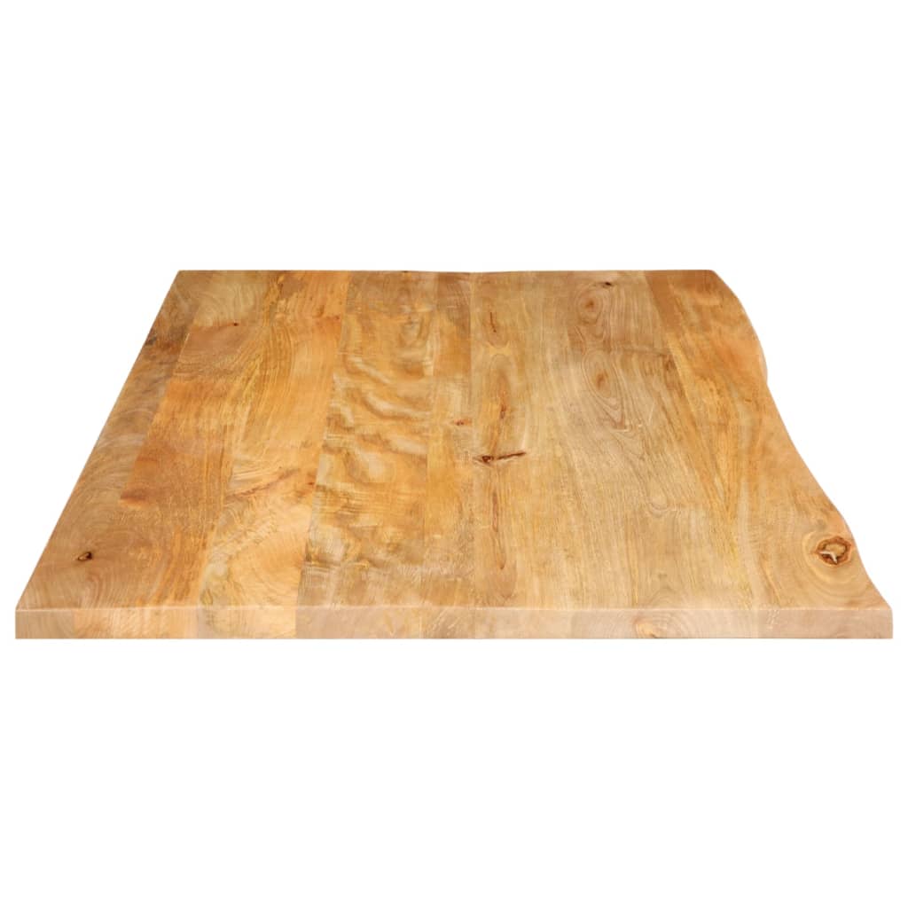 Table Top Live Edge 100x60x3.8 cm Solid Wood Mango