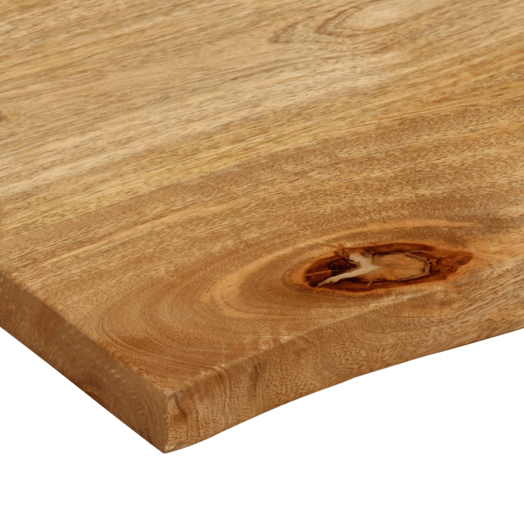 Table Top Live Edge 100x80x3.8 cm Solid Wood Mango