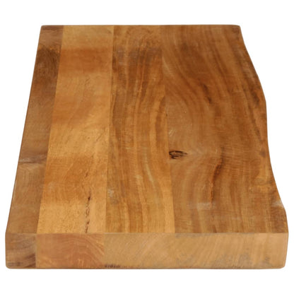 Table Top Live Edge 100x20x2.5 cm Solid Wood Mango