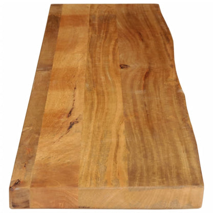 Table Top Live Edge 140x20x2.5 cm Solid Wood Mango