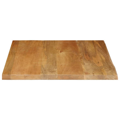 Table Top Live Edge 60x60x2.5 cm Solid Wood Mango