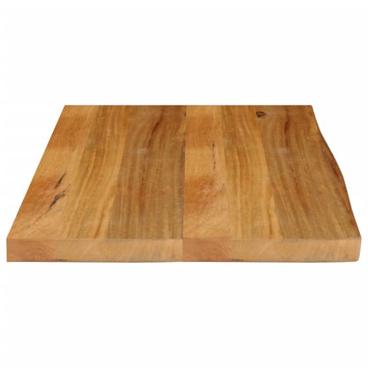 Table Top Live Edge 70x60x2.5 cm Solid Wood Mango