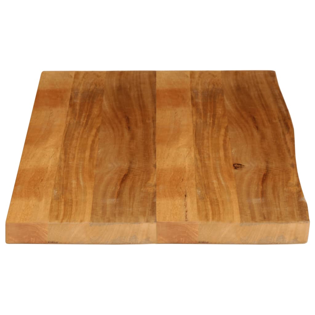 Table Top Live Edge 100x60x2.5 cm Solid Wood Mango