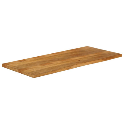 Table Top Live Edge 140x60x2.5 cm Solid Wood Mango