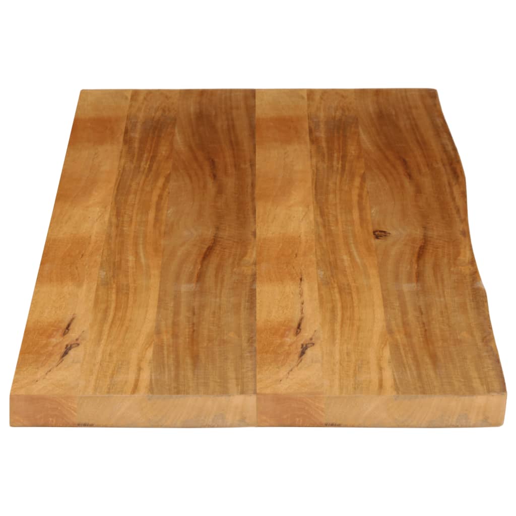 Table Top Live Edge 140x60x2.5 cm Solid Wood Mango