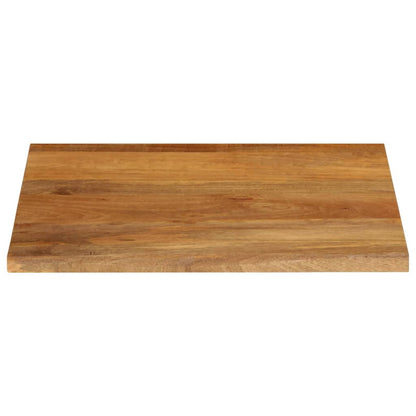 Table Top Live Edge 80x80x2.5 cm Solid Wood Mango