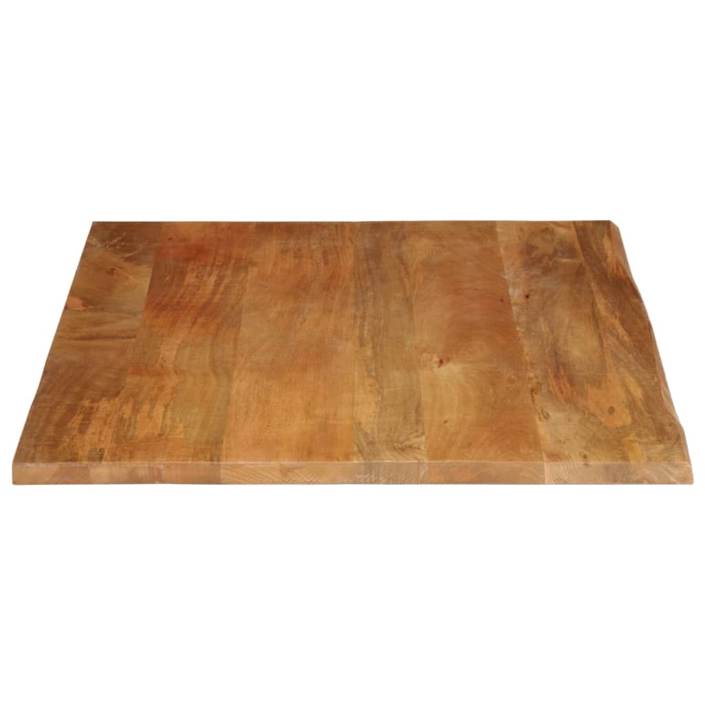 Table Top Live Edge 90x80x2.5 cm Solid Wood Mango