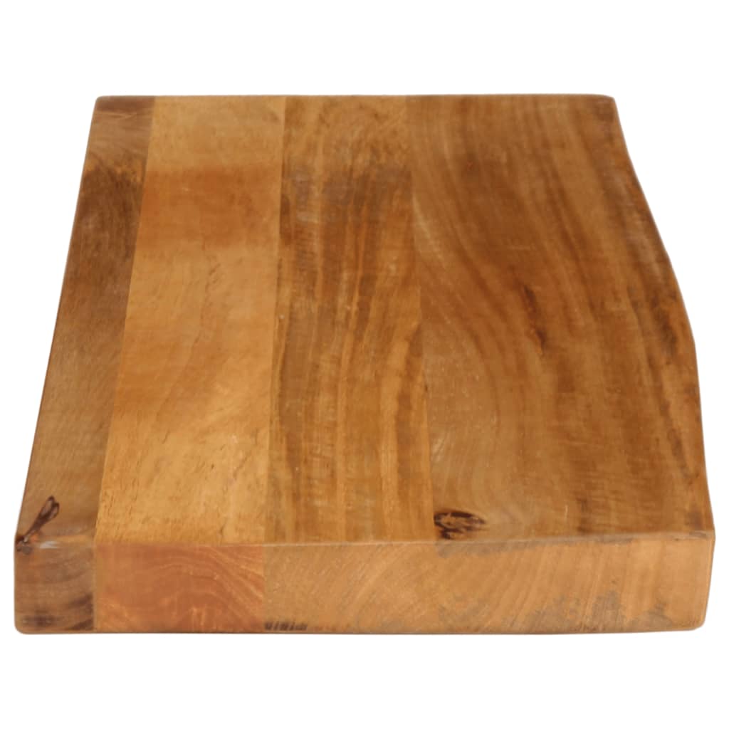 Table Top Live Edge 80x30x3.8 cm Solid Wood Mango